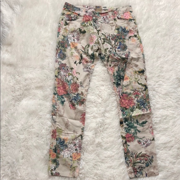 Please Vintage Glam Floral Jeans 